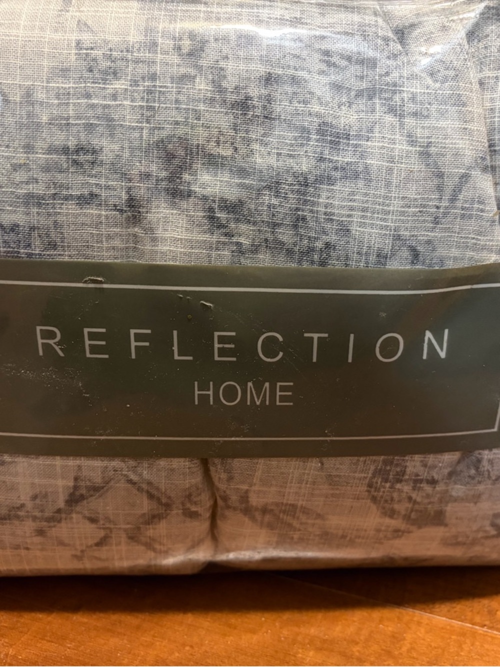Reflection Home Blue-Gray King Size Duvet Cover